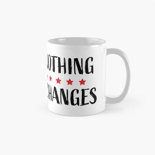 Item preview, Change Nothing Nothing Changes Red Stars  designed and sold by Kelster Lane Creative.