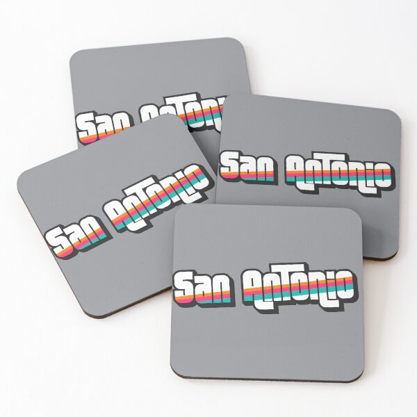 Item preview, Retro San Antonio Word Art with Stripes designed and sold by SLAG-Creative.