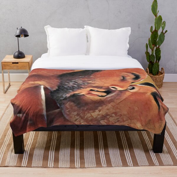 kissing you Throw Blanket