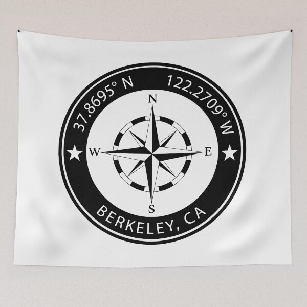Item preview, Berkeley, California Geographical Coordinates designed and sold by TeeOhGraphics.