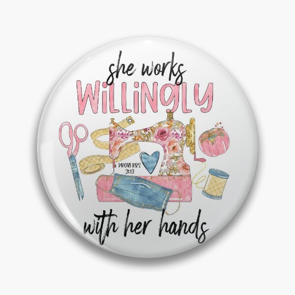 Item preview, She Works Willingly With Her Hands Proverbs 31 designed and sold by mymysterycloset.