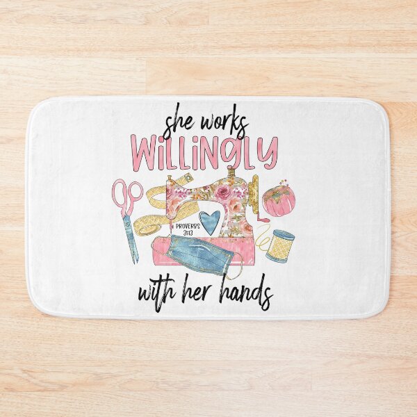 Item preview, She Works Willingly With Her Hands Proverbs 31 designed and sold by mymysterycloset.