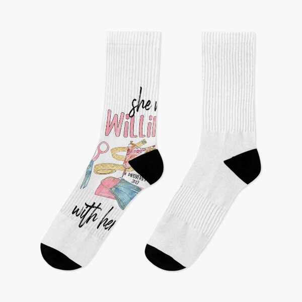 Item preview, She Works Willingly With Her Hands Proverbs 31 designed and sold by mymysterycloset.
