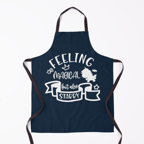 Item preview, Copy of feeling magical but also stabby funny unicorn designed and sold by Drahmed.