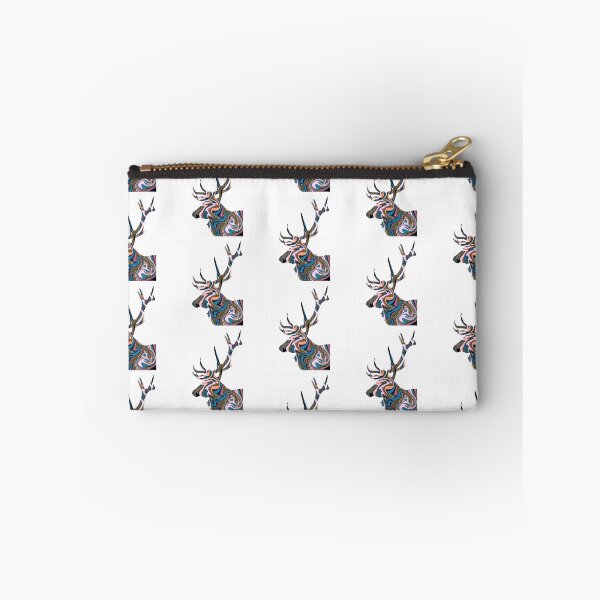 Item preview, Brown and Pink Retro Deer - Hydro Dip Style designed and sold by alecillustrates.