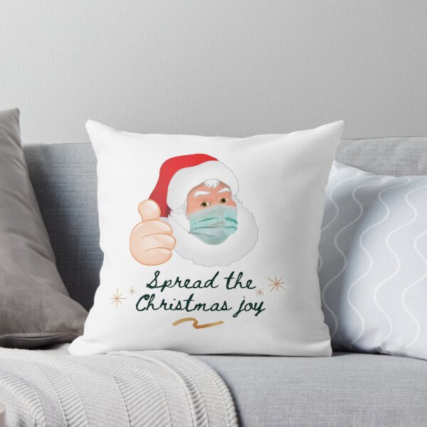 Item preview, Masked Santa saying to spread the Christmas joy designed and sold by CheerfulHeart17.