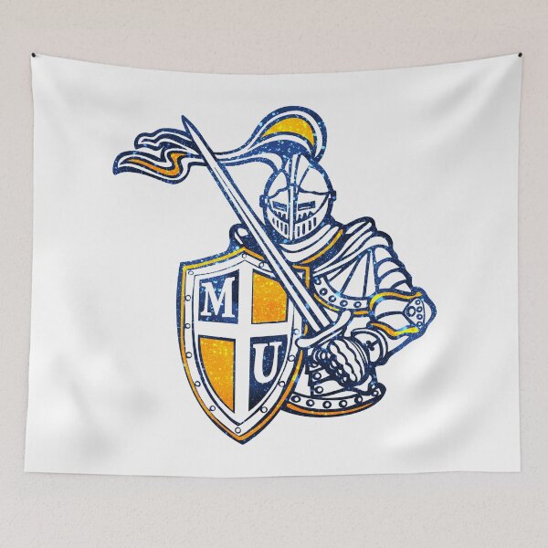 Item preview, Glitter Knightro the Knight (Marian University) (1) designed and sold by ConceptualClub.