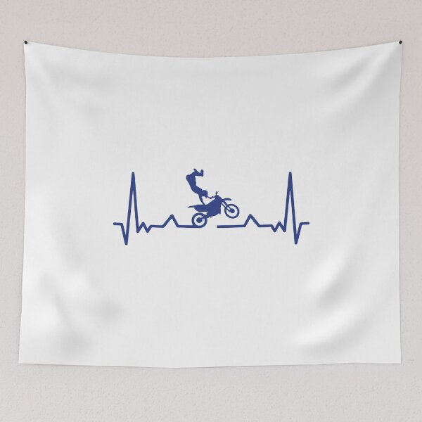 Artikelvorschau, MOTOCROSS HEARTBEAT entworfen und verkauft von designedtoyou.