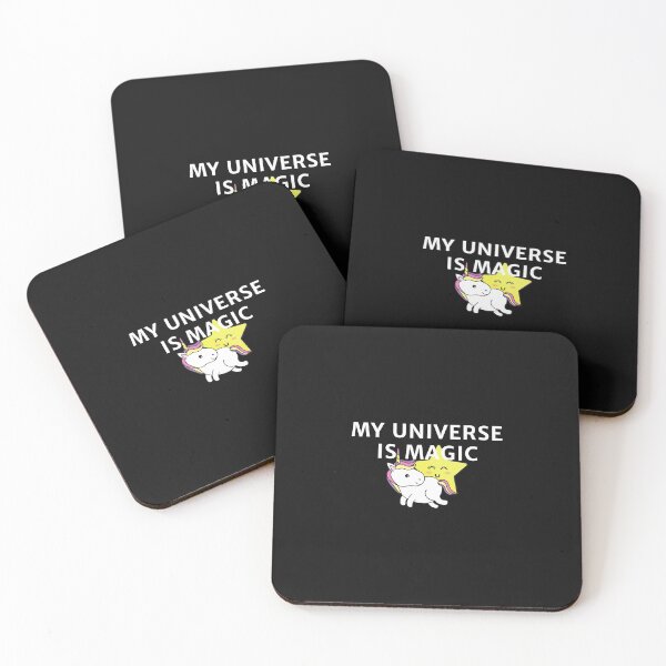 Item preview, universe of magic, good vibes, positive vibes, unicorn designed and sold by Vivasshop.