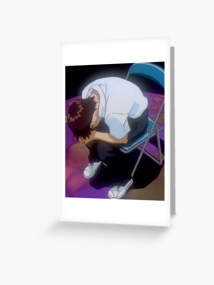 Personalised NEON GENESIS EVANGELION Birthday Card • personalized shinji  anime