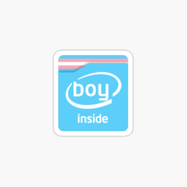 Boy Inside Sticker