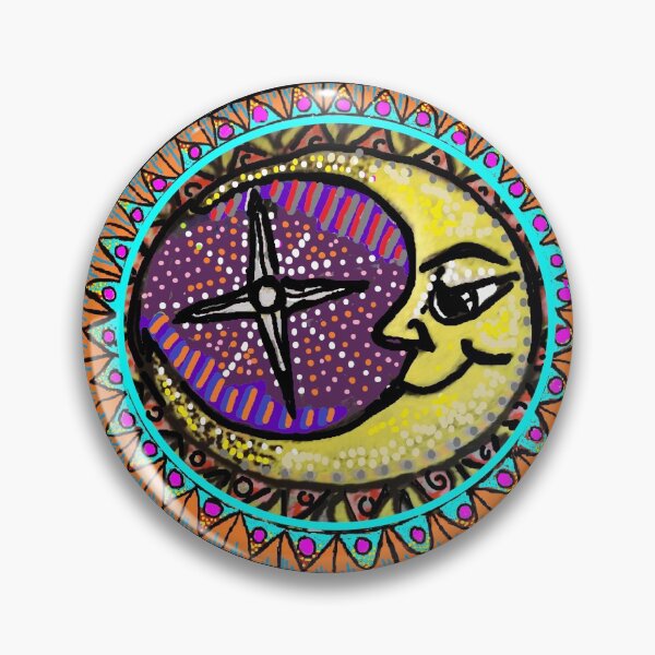 Item preview, luna y patrón de LowEndGraphics designed and sold by LowEndGraphics.