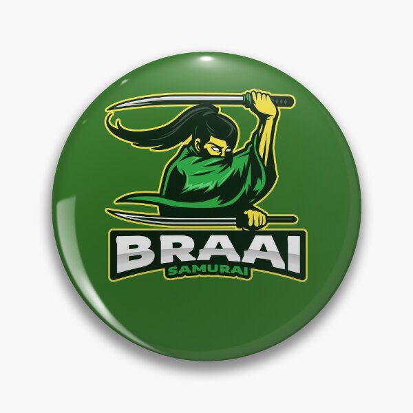 Item preview, Funny South African T-shirt - Braai Samurai designed and sold by SKilner.