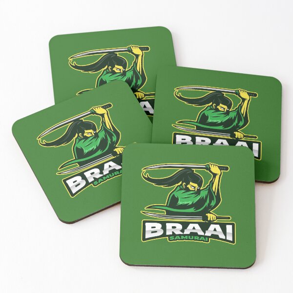 Item preview, Funny South African T-shirt - Braai Samurai designed and sold by SKilner.
