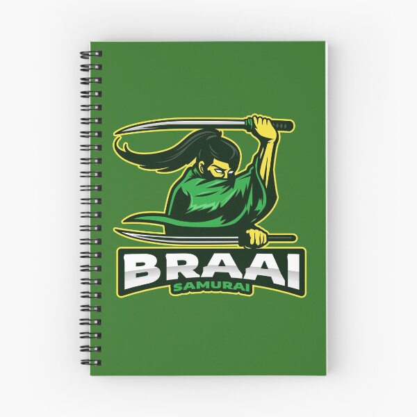 Item preview, Funny South African T-shirt - Braai Samurai designed and sold by SKilner.
