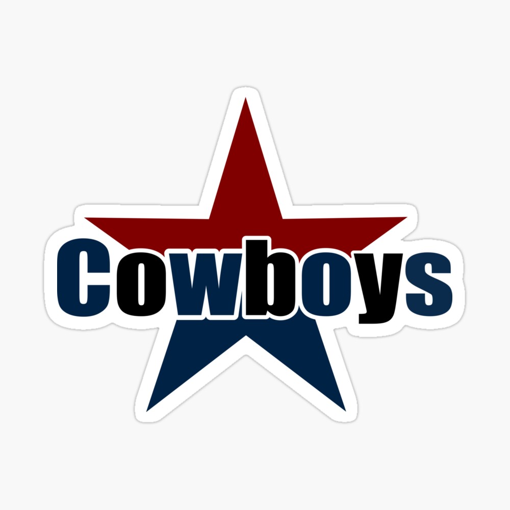 DALLAS COWBOYS Star Logo Vinyl DECAL 5.5 inches NFL Car Window Awesome  Football