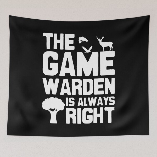 Item preview, The game warden is always right designed and sold by Statim.