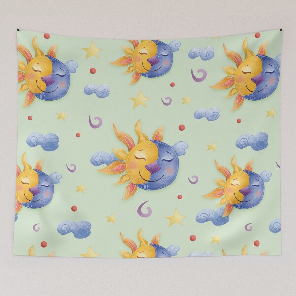 Item preview, Sun and Moon Pattern  designed and sold by StrayLeaves.