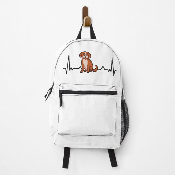 Item preview, FUNNY T-SHIRT HEARTBEAT PUPPY designed and sold by designedtoyou.