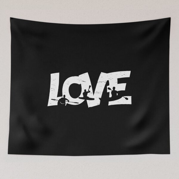 Item preview, Kayaks LOVE Outdoor kayaking boating Adventure designed and sold by Kalli-design.