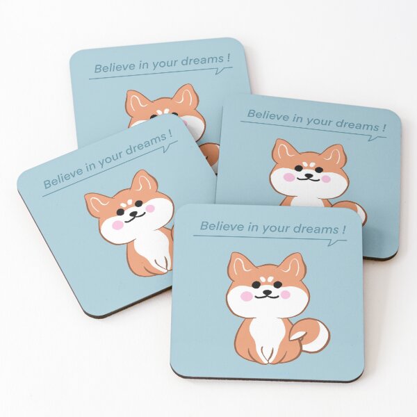 Item preview, Believe in your dreams ! Shiba Blue designed and sold by Kelyrin.