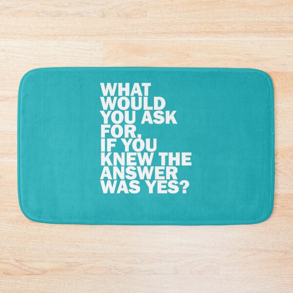 Item preview, What would you ask for, if you knew the answer was yes? designed and sold by DamirOrihan.
