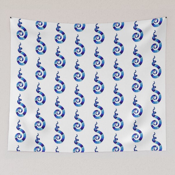 Item preview, Spring Swirl Blue designed and sold by NeedlingGod.