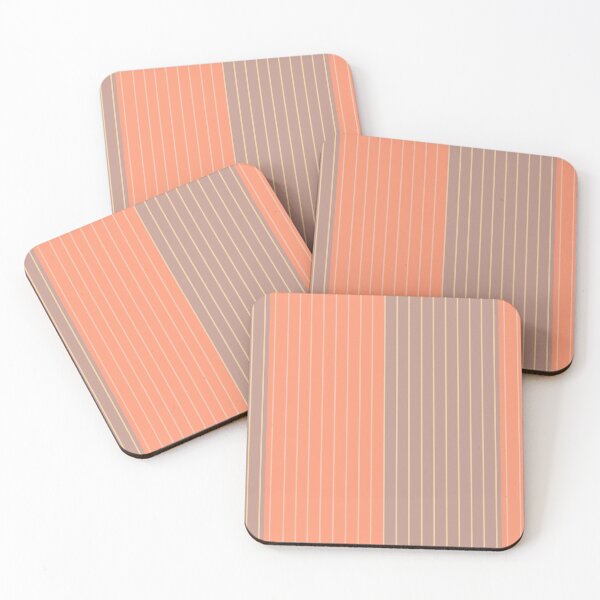 Item preview, Summers evening block stripes rosé designed and sold by GabareyMaanyo.