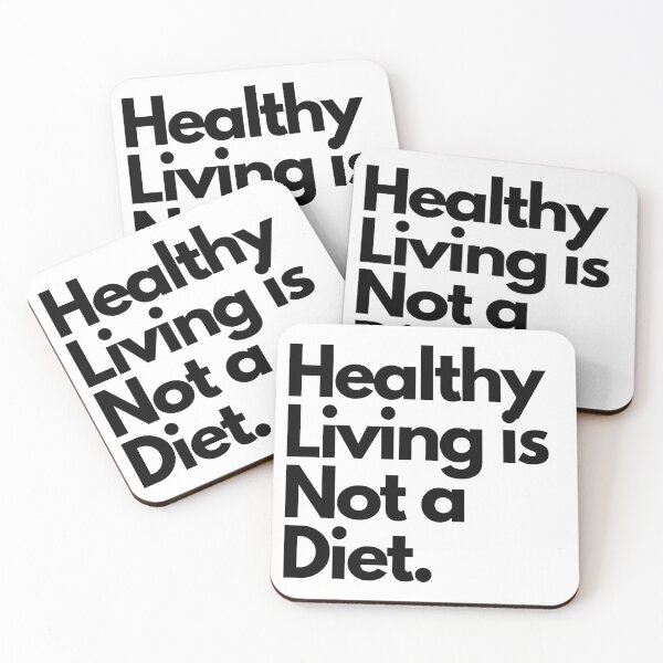 Item preview, Healthy living is not a diet  designed and sold by CJCTEES.