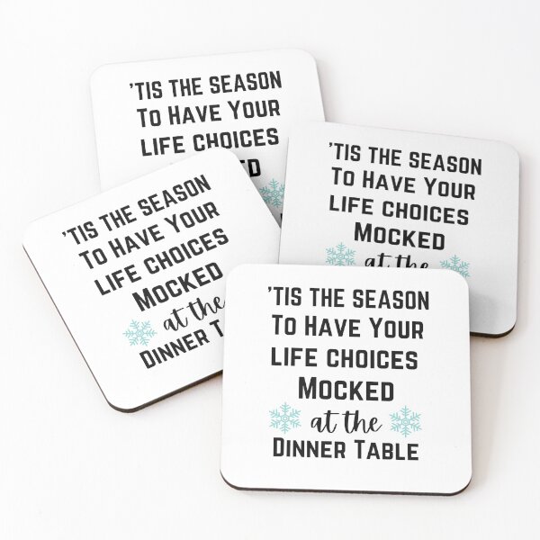 Item preview, Funny Sarcastic 'Tis The Season Holiday Christmas In-Law Family Relative designed and sold by FazCreations.