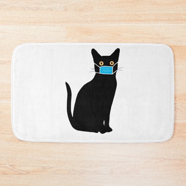 Item preview, pandemic cat in mask designed and sold by elizabethmo.