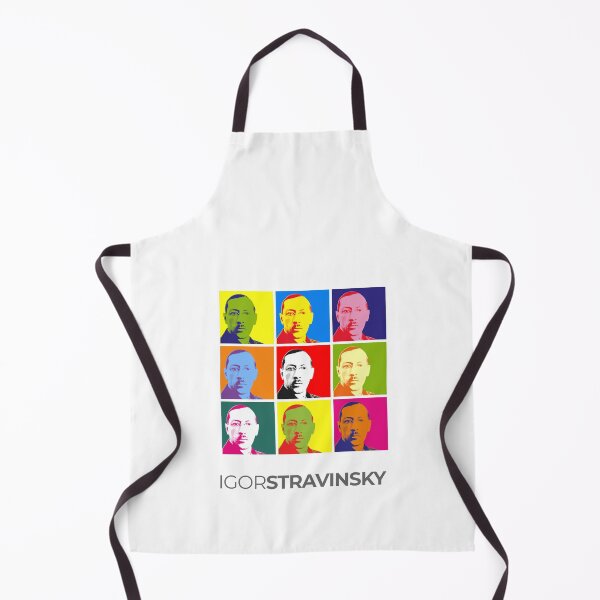 Item preview, Igor Stravinsky pop-art portrait poster designed and sold by CMYKStudio.