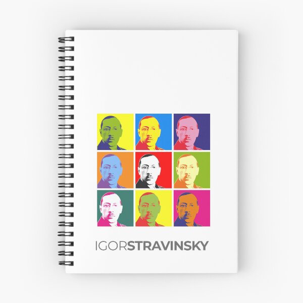 Item preview, Igor Stravinsky pop-art portrait poster designed and sold by CMYKStudio.