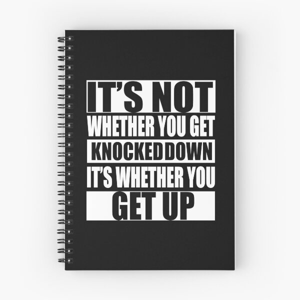 Item preview, It’s not whether you get knocked down, it’s whether you get up designed and sold by Style2Vie.