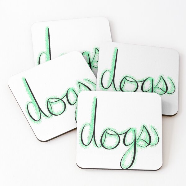 Item preview, dogs (green sparkle) designed and sold by Lena Gripp.