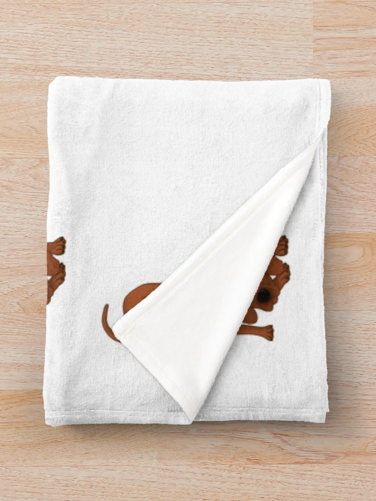Thumbnail 3 of 6, Throw Blanket, Playful Rhodesian Ridgeback Pup designed and sold by Mat Dixon.
