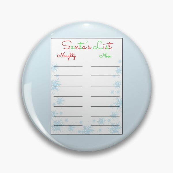 Item preview, Santa’s naughty and nice list designed and sold by KaylaH22.