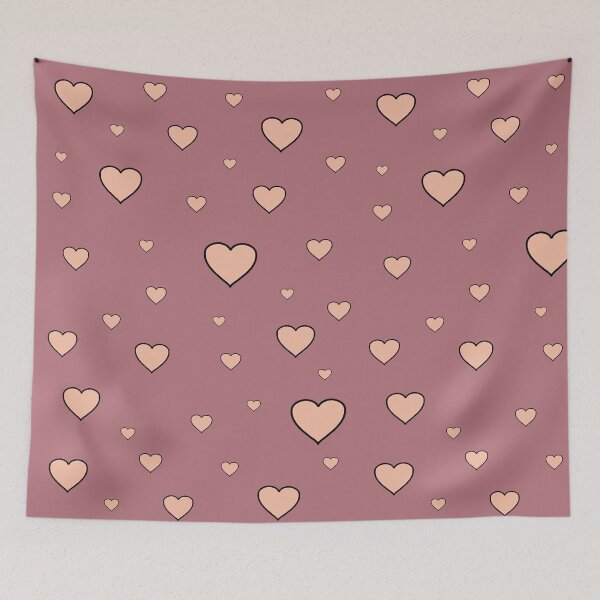 Item preview, Summers evening hearts rain rosé designed and sold by GabareyMaanyo.