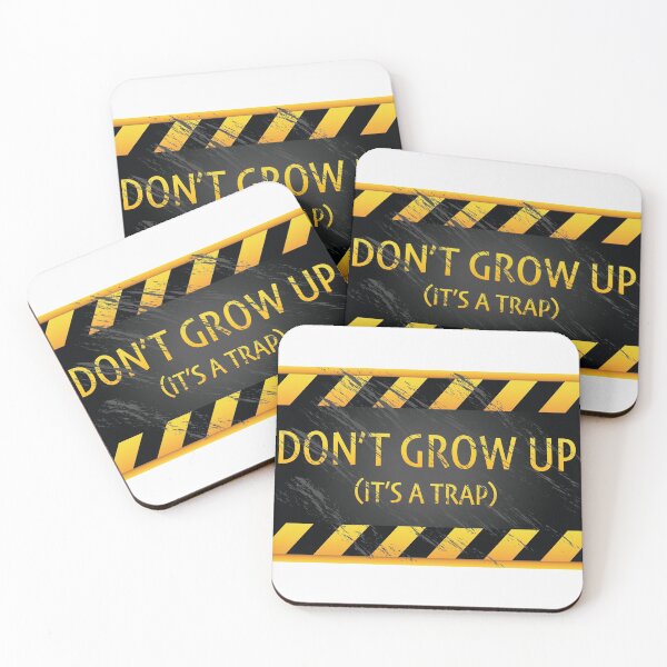Item preview, DON'T GROW UP  designed and sold by AmazingArtMandi.