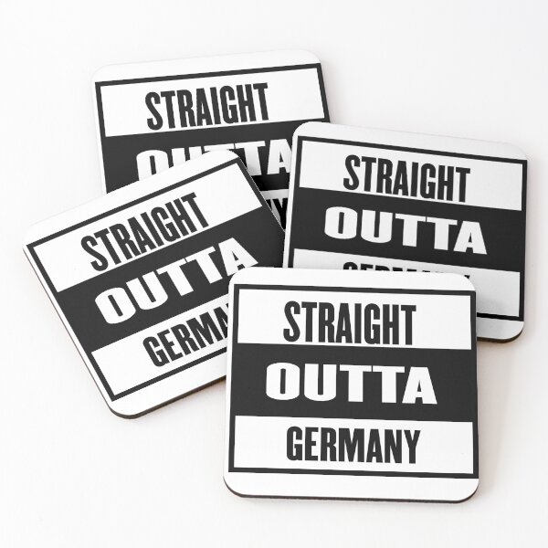 Item preview, Straight Outta Germany Quote Design designed and sold by AritraSur.