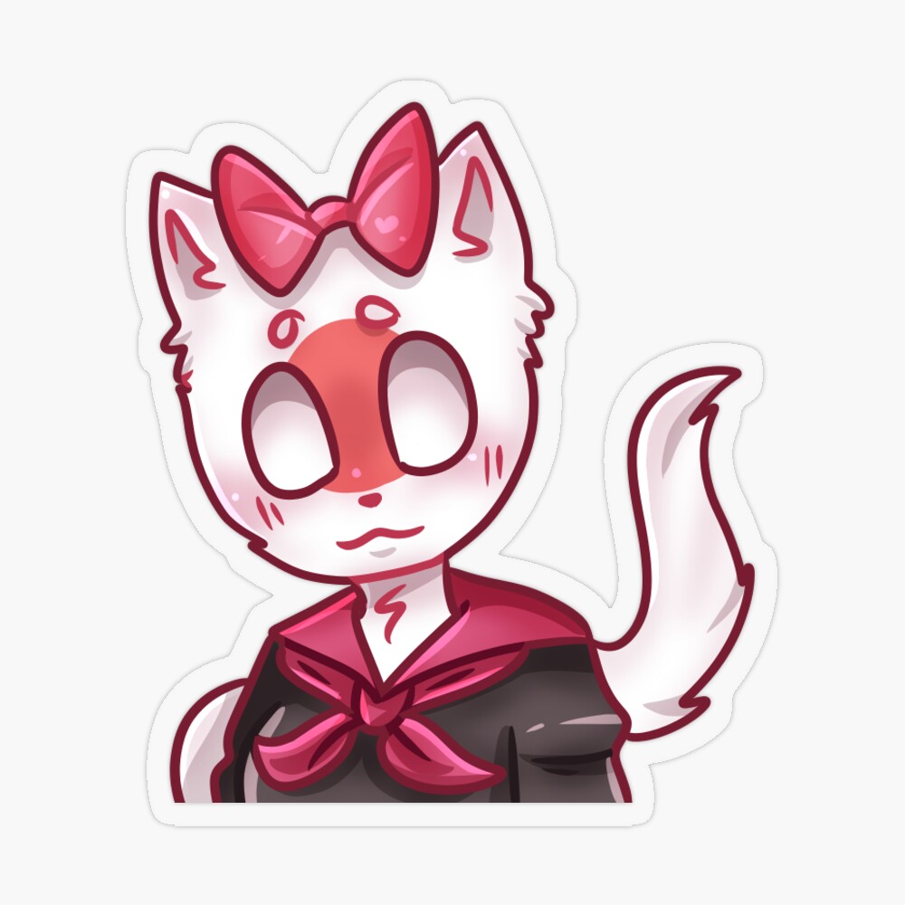 Neko Japan (CountryHumans) Sticker for Sale by Norway-Addict