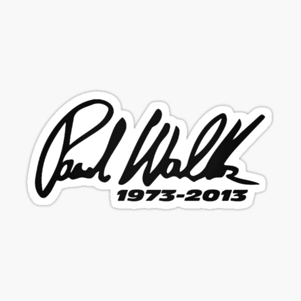 2X R.J.P Paul Walker Motto Auto Sticker Window Vinyl Car Bumper Truck Wall  Decal