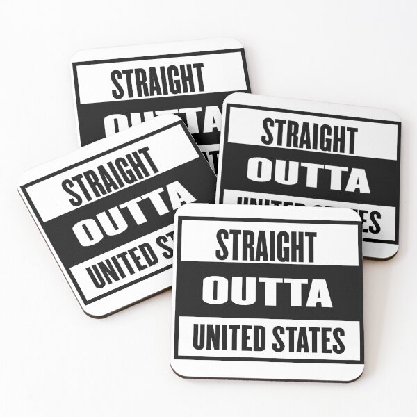 Item preview,  Straight Outta United States  Quote Design designed and sold by AritraSur.