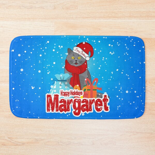 Item preview, Cat Lover Happy Holidays Christmas Design For Margaret designed and sold by MiloCuteCat.