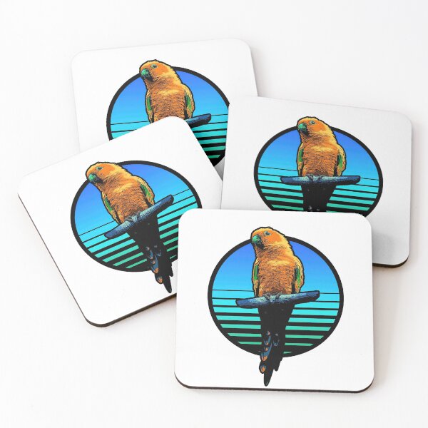 Item preview, Retro 80s Sun Conure Comic Style designed and sold by Alienphysique.