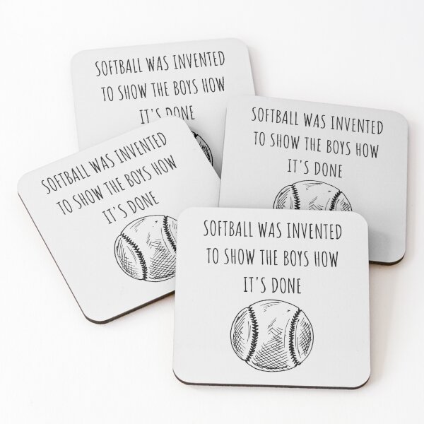 Item preview, Softball Was Invented To Show The Boys How It's Done designed and sold by GasparArts.