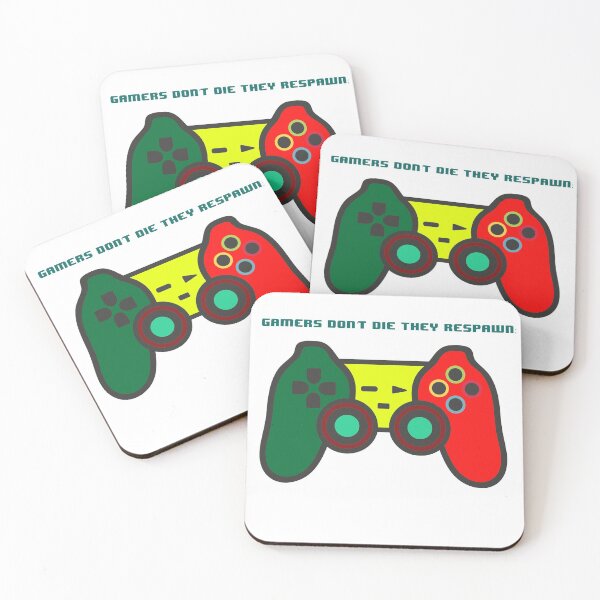 Item preview, GAMER DON'T DIE THEY RESPAWN GIFT GAMING. designed and sold by Sarax isaacus.