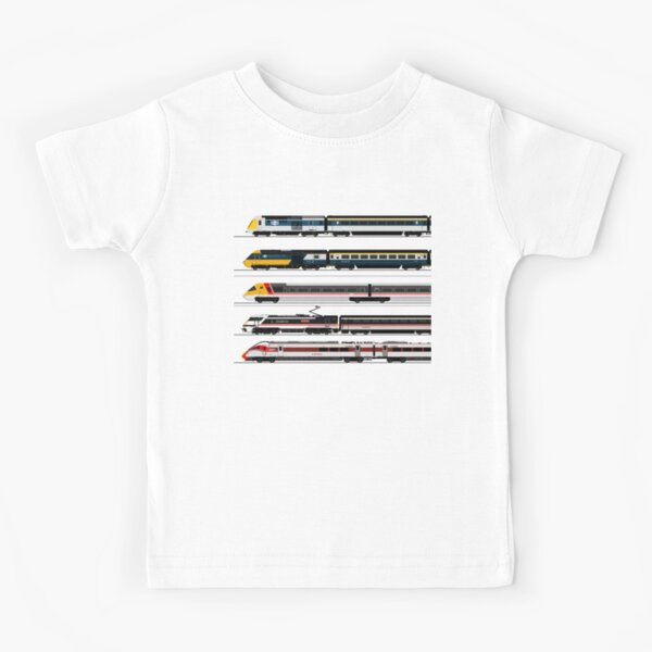BRITISH HIGH SPEED TRAINS Kids T-Shirt