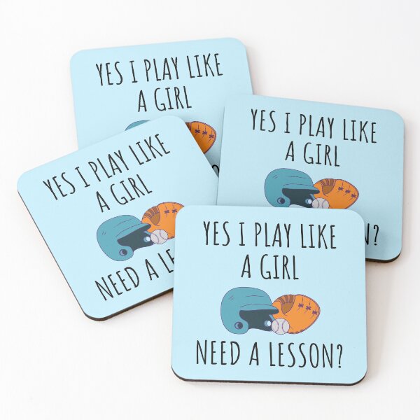 Item preview, Yes I Play Like a Girl Need a Lesson? - Softball Player designed and sold by GasparArts.