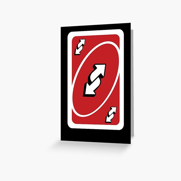 Cartes De Vœux Sur Le Theme Uno Reverse Redbubble